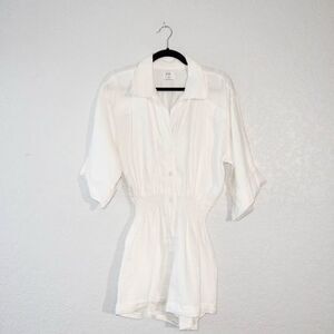 SIR The‎ Label White Linen Romper Size 2